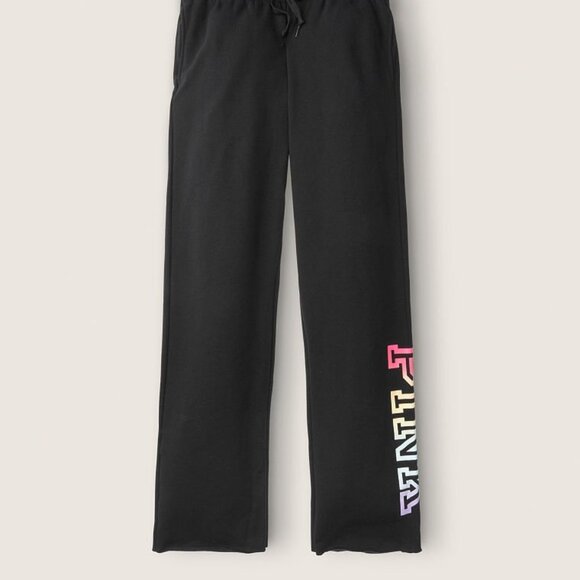 NEW Victoria's Secret PINK Everyday Lounge Boyfriend Pant Gradient Large - Picture 2 of 3